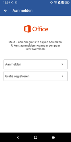 login office - vBoxxCloud android app